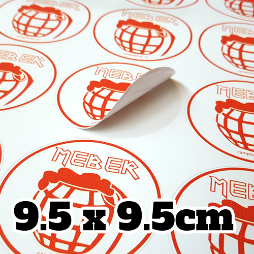 Comprar pegatinas redondas personalizadas de 9,5 cm